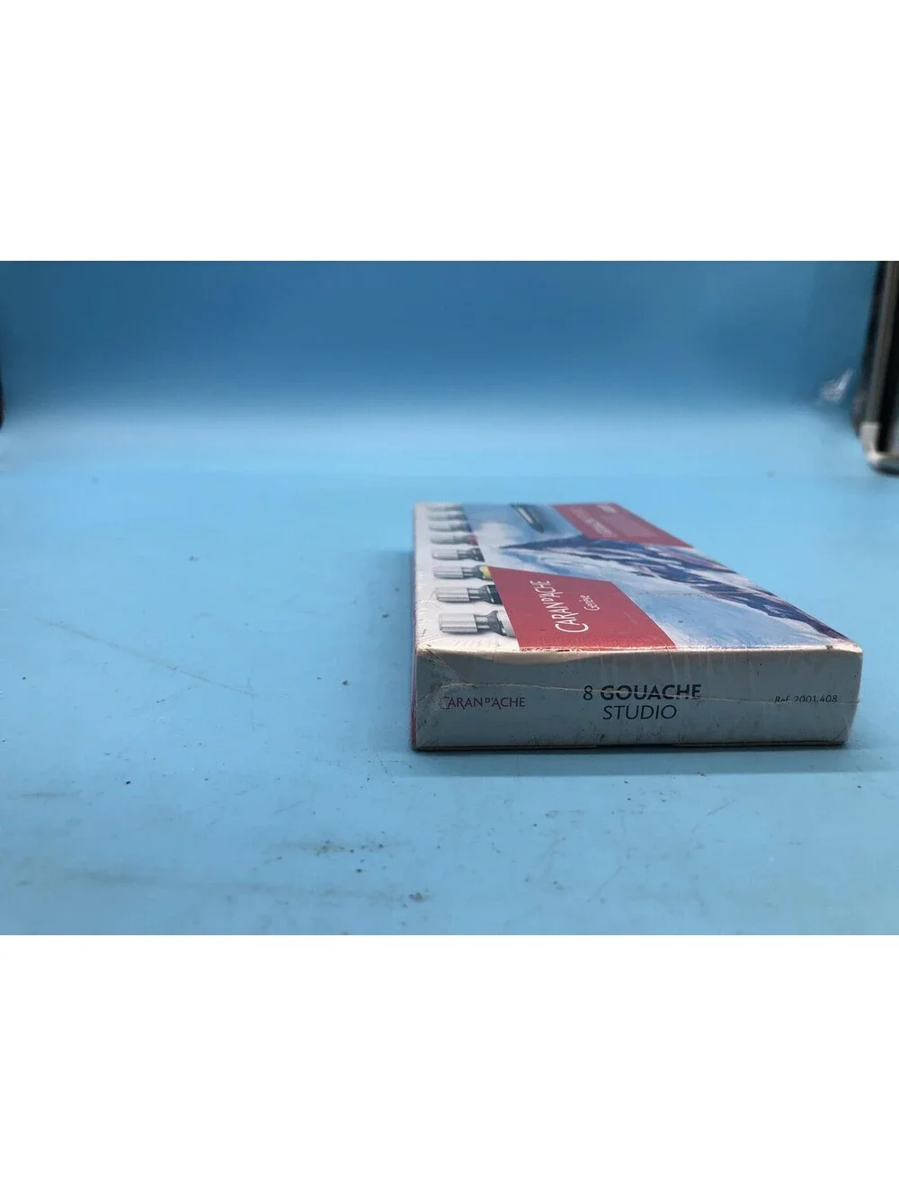 Caran D'Ache Gouache Studio 8 Color Paint Set With Brush Swiss Made 2001.408